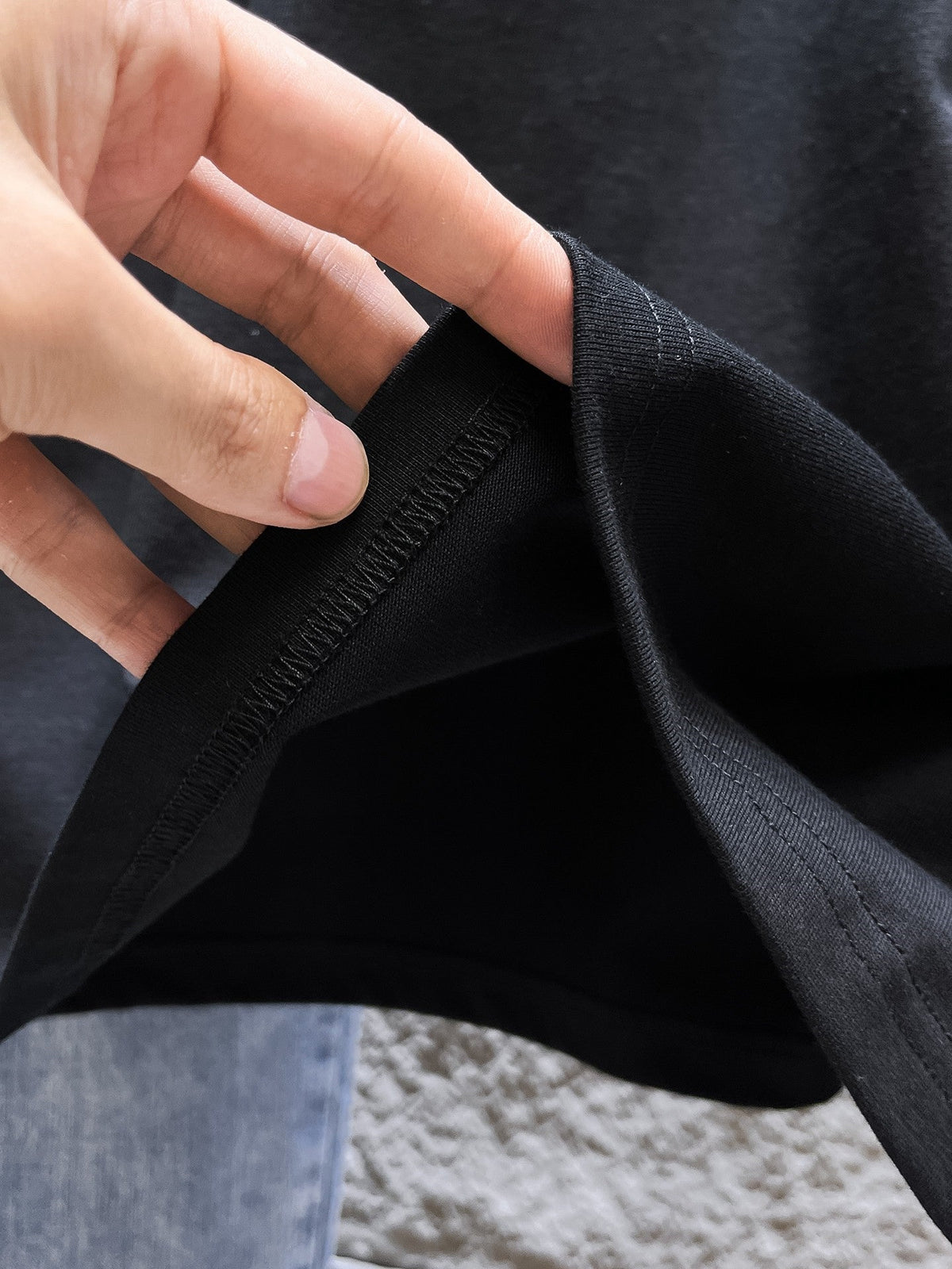 AMIRI MA Monogram Chest Graphic Long‑Sleeve Tee, Black
